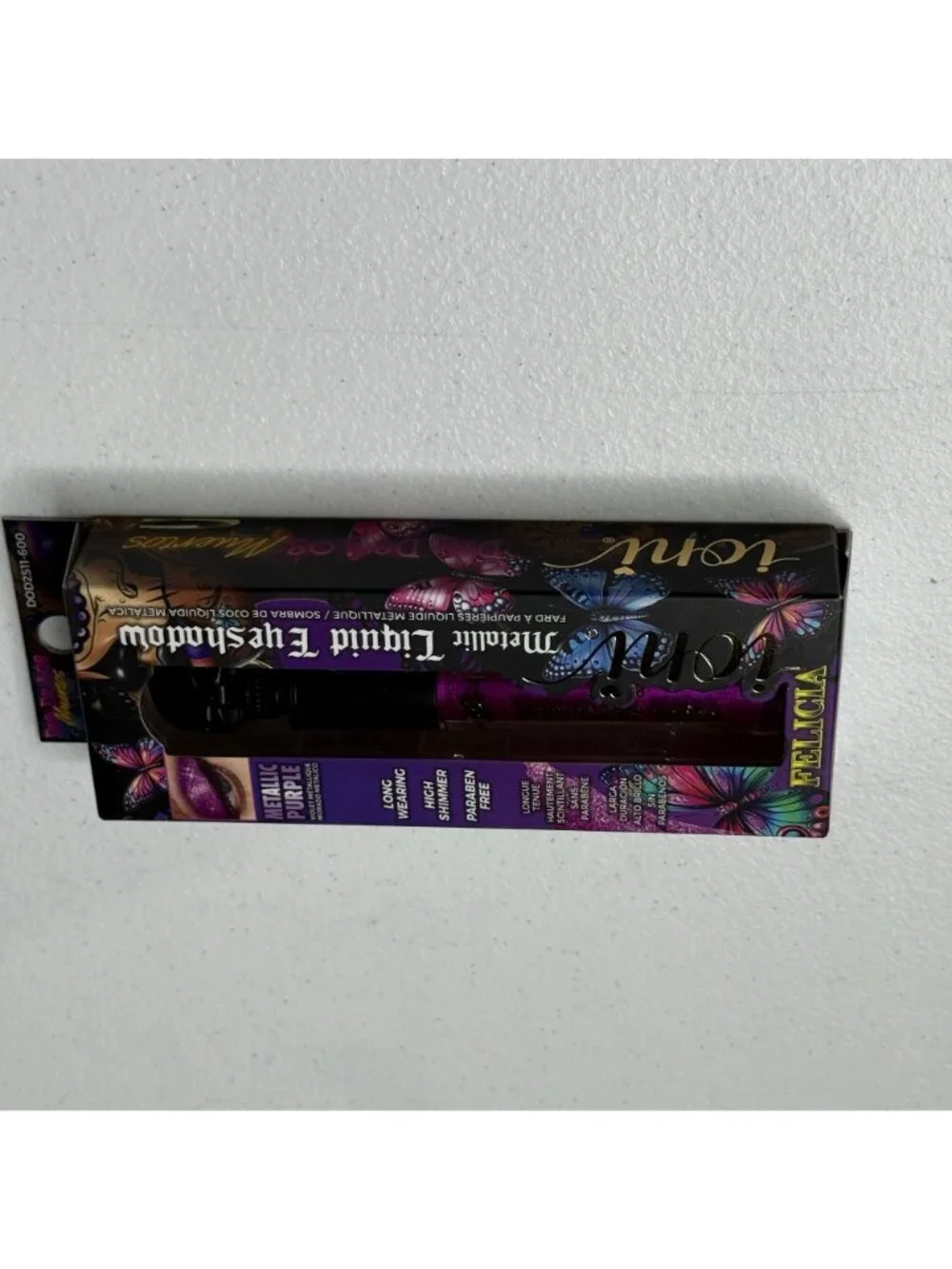 Ioni Metallic Liquid Eyeshadow Purple Shimmer Long Wear Makeup New
